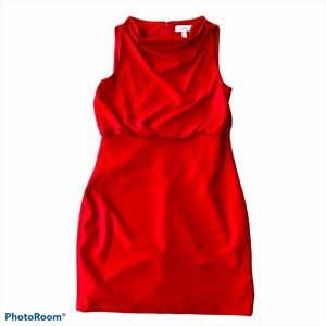 Belle Badgley Mischka Slevless Red Dress Size 14